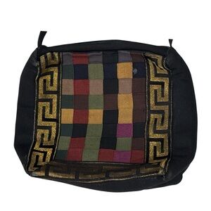 Multicolor Patterned shoulder Bag made in France